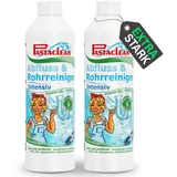 Pastaclean® Abflussreiniger Gel EXTRA STARK - 1500 ML - Bis zu 20 Anwendungen je Flasche Intensiv Rohrreiniger - Rohrfrei gegen hartnäckige Verstopfungen & üble Gerüche - löst Haare & Verstopfungen