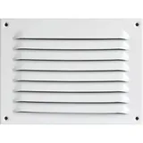 Upmann Wetterschutzgitter eckig 230x170 mm weiß