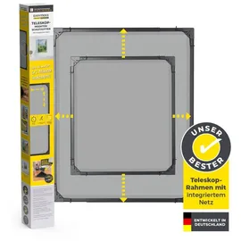 EasyMaxx Insect Protect Teleskop-Insektenschutzgitter mit Netz - anthrazit