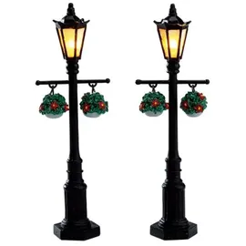Lemax - OLD English LAMP POST, SET OF 2, B/O (4.5V)