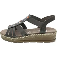 Rieker Komfort Sandalen in grau, 39