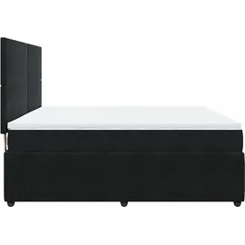 vidaXL Boxspringbett 180 x 200 cm Schwarz