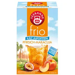 TEEKANNE frio Pfirsich-Maracuja Tee 18 Portionen