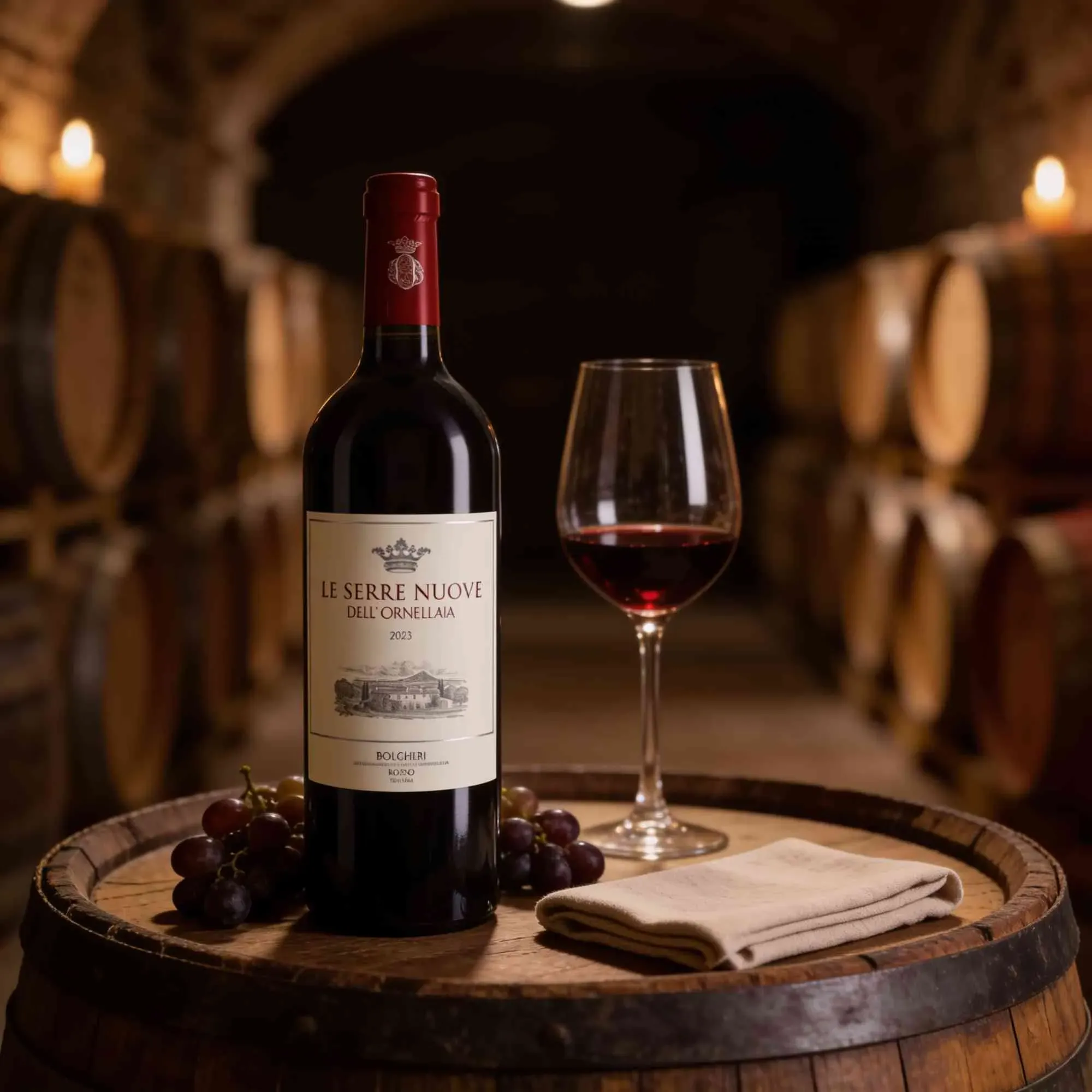 Marchesi de Frescobaldi 2023 Tenuta dell' Ornellaia Le Serre Nuove dell ́Ornellaia Bolgheri 2023 Cabernet Franc,Cabernet Sauvignon,Merlot,Petite Verdot Italien