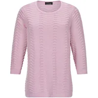 GOLDNER Strickpullover mit Wellenstruktur Rosa 21