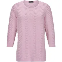 GOLDNER Strickpullover mit Wellenstruktur Rosa 21