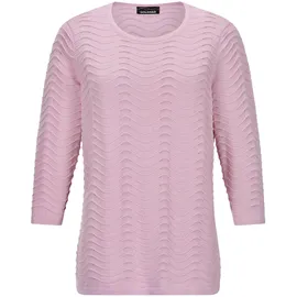 GOLDNER Strickpullover mit Wellenstruktur Rosa 21