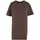 Def Mini Kleid Shirtkleid Braun S