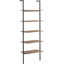 vidaXL Leiterregal 64 x 35 x 185 cm Dunkelbraun