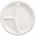 Teller Zuckerrohr 3-geteilt Ø 26 cm 500