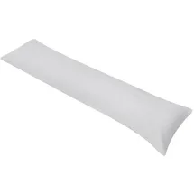 vidaXL Kissenbezug Seitenschläferkissen 40 x 145 cm Grau