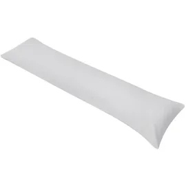 vidaXL Kissenbezug Seitenschläferkissen 40 x 145 cm Grau