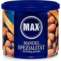 MAX Mandeln Mandelspezialität, ohne Schale, mit Honig geröstet, 150g