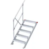 Euroline 510 Treppe 45° 800mm Stufenbreite 5 Stufen