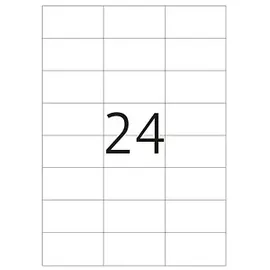 Herma Folienetiketten 4685 transparent 70,0 x 37,0 mm 25 Blatt
