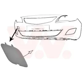 Van Wezel Klappe, Abschlepphaken 3749587 vorne für Opel