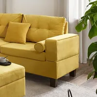Home Deluxe Sofa ROM - versch. Farben - Gelb