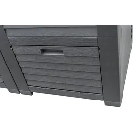 Pflanzen Kölle Hochbeet klassisch mit Staufächern 150 x 76 x 78 cm anthrazit