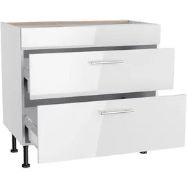 OPTIFIT Unterschrank Optikomfort Rurik986 90 x 87 x 58,4 cm Weiß