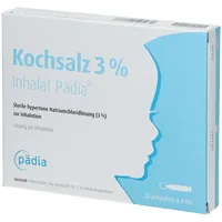 Pädia GmbH Kochsalz 3% Inhalat Pädia Ampullen 20 St