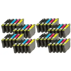 TiSa 40x passend für T1631 - T1634 refill Tintenpatronen kompatibel zu Epson