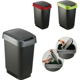 Rotho Twist 25 l schwarz/silber