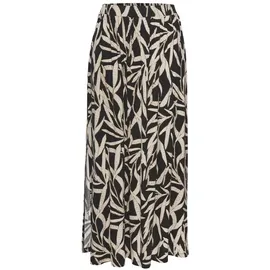 s.Oliver Maxirock Damen schwarz-sand bedruckt Gr.34