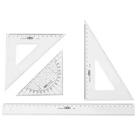 Möbius + Ruppert M + R Lineal-Set transparent