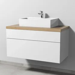 Sanipa 2morrow WT-Unterbau mit Konsole 100,4 cm für Keramik-WT Memento 2.0, Badmöbel,