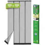 romani Fliegengitter Vorhang 100 x 220 cm Anthrazit