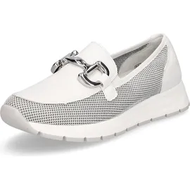 REMONTE Slipper in weiss-nautic/weiss/offwhite - Gr.: 39 EU