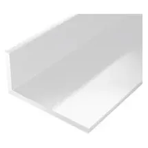 GAH Alberts Winkelprof. ungl.schenkel., ungelocht L2000x B20x H10x S1, 5mm Kunststoff