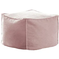 KAWOLA Hocker ALEA Cord rosa