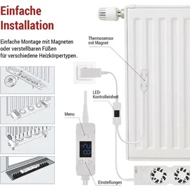 EMOS Heizung-Ventilator MONO Heizgebläse Luftdurchfluss 36 m3/h