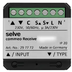 SELVE commeo Receive On/Off Power oder On/Off Duo (SELVE commeo Sensorik: SELVE commeo Reciever On/Off Power)