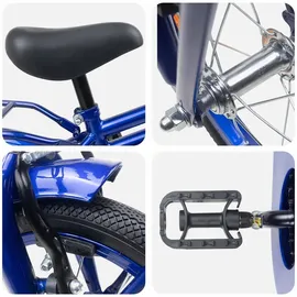 vidaXL Kinderfahrrad 12 Zoll dunkelblau