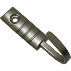 Raffhaken GARDINIA "Geo" Gr. 1, silber (silberfarben), L:2,5cm, Raffhalter, zum Raffen und Drapieren