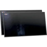 2x Wolf Hochleistungs-Sonnenkollektor Quer TopSon F3-1Q, schwarzgrau, 4,6 m2
