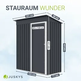 Juskys Gerätehaus S Anthrazit