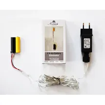 coen bakker Batterie Adapter 2 AA Mignon Batterien 3,2V Wandler 4m Kabel Netzteil