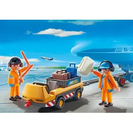 Playmobil City Action Flugzeugschlepper mit Fluglotsen (5396)