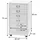 MCW MCW-L49 Aktenschrank 75x40x41 dunkelgrau
