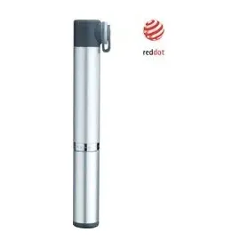 Topeak Micro Rocket Minipumpe Aluminium Silber