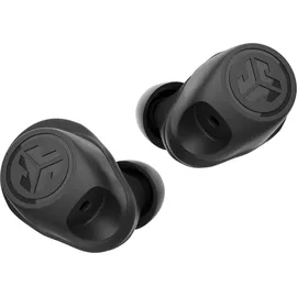 JLab Work Buds True Wireless Earbuds Black Bluetooth In-Ear-Kopfhörer, Abnehmbares Mikrofon mit Geräuschunterdrückung