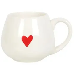 Look Beautiful Products Love Heart Hidden Message" Tasse  (1 Stk.)"