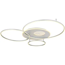 GLOBO Deckenleuchte 1 LED silberfarben
