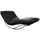 W.Schillig Relaxliege daily dreams Leder 95 x 85 x 169 cm schwarz mit Kissen