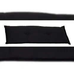 beo Bankauflage 2,5-er anthrazit, mit Saum