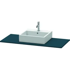Duravit Konsole XSquare 120x55cm, blau s-matt, mit 1 Ausschnitt