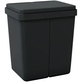 deluke Mülleimer 50 l Grau